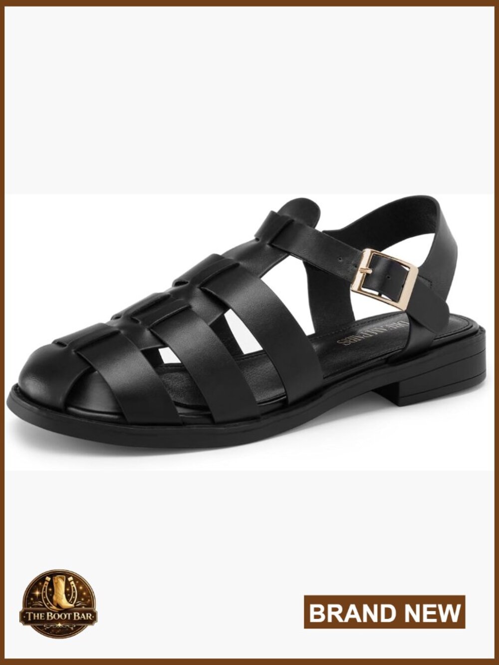 Fisherman Gladiator Flat Sandals Woven Strappy Closed Toe Shoes